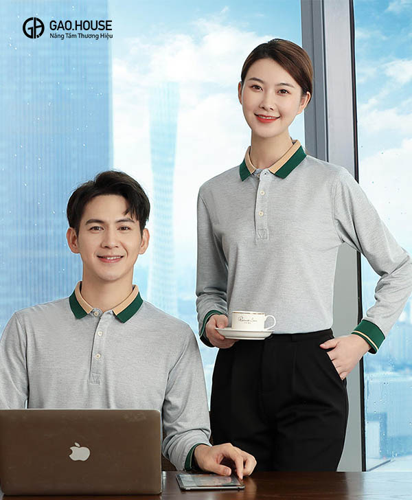 Áo đồng phục công ty dài tay