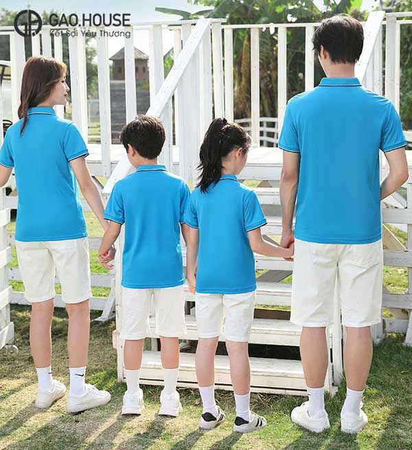 Áo gia đình có cổ Gạo House GF1890076
