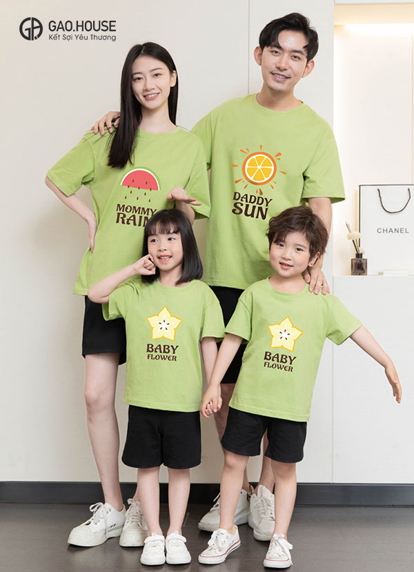 Áo gia đình Gạo House GF1870016