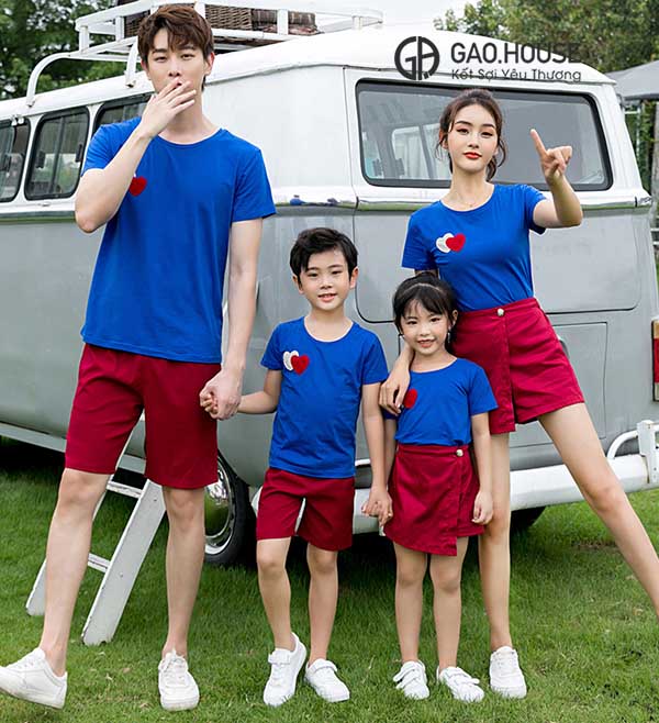 Áo thun gia đình đẹp