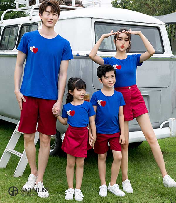 Áo thun gia đình đẹp