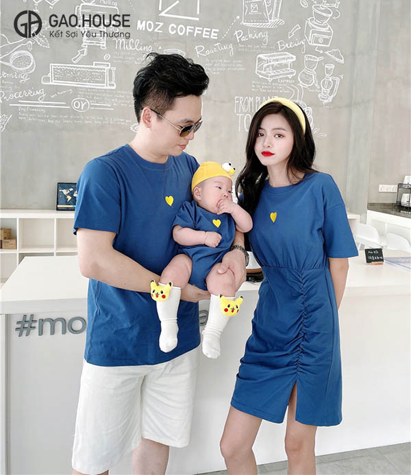 Áo váy gia đình Gạo House GF1860020