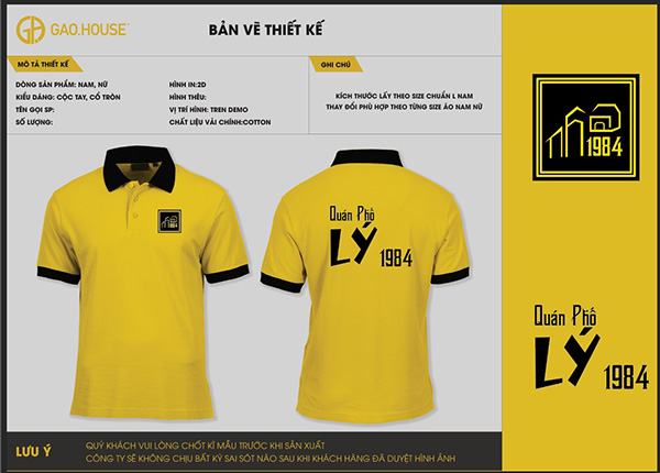 Đồng phục nhà hàng GUN1980062