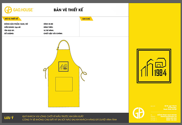 Đồng phục nhà hàng GUN1980062