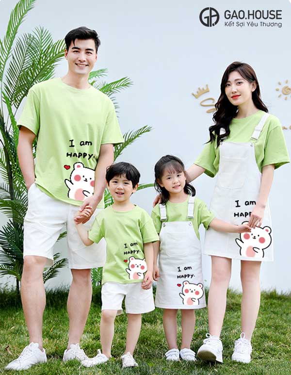 Áo váy gia đình Gạo House GF1860151
