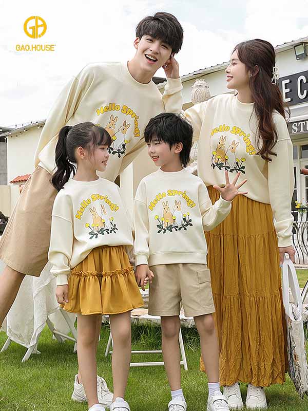 Áo gia đình mùa đông Gạo House GF1990014