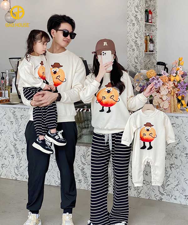 Áo gia đình Gạo House GF1890051