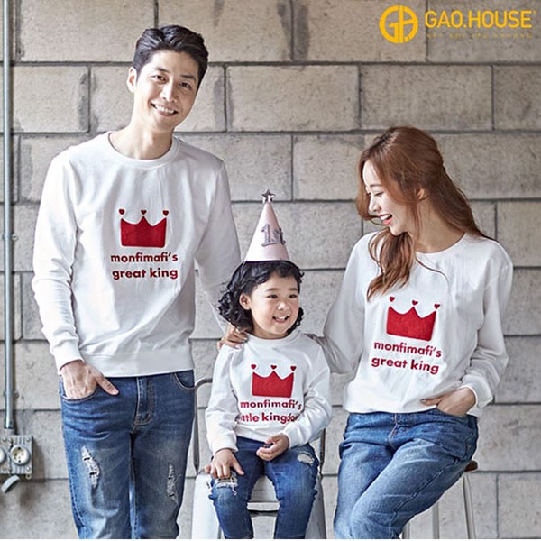 Áo gia đình mùa đông Gạo House GF1990011