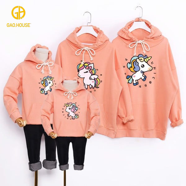 Áo hoodie gia đình Gạo House GF1890043