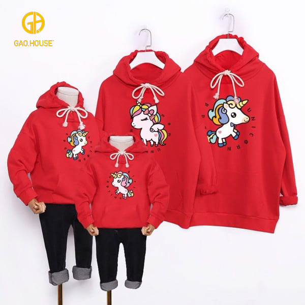 Áo hoodie gia đình Gạo House GF1890043