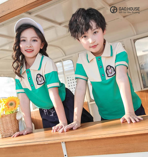 Đồng phục mầm non xanh ngọc MN13