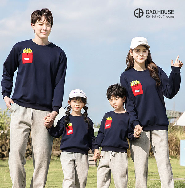 Áo sweater gia đình mùa đông