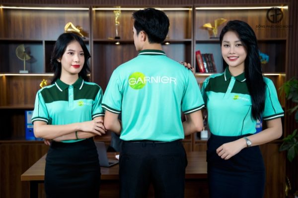 Áo polo đồng phục công ty Garnier thanh lịch - Hình ảnh 2