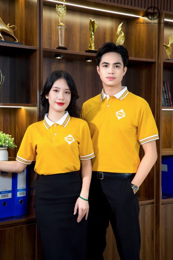 Đồng phục công ty SUN GROUP cổ bo phối màu sang trọng - Hình ảnh 6
