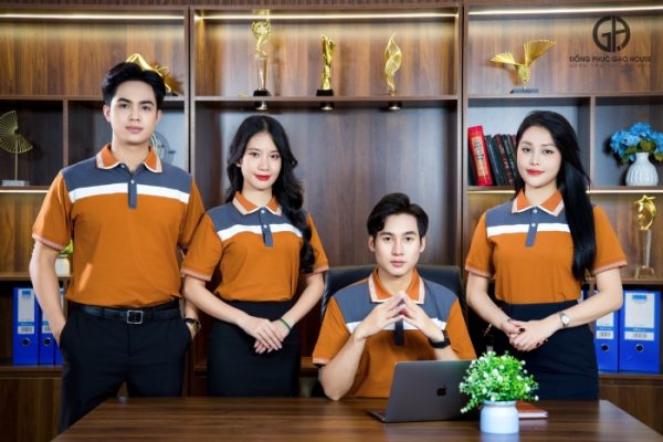 Đồng phục doanh nghiệp cổ bo phối màu thanh lịch - Hình ảnh 4