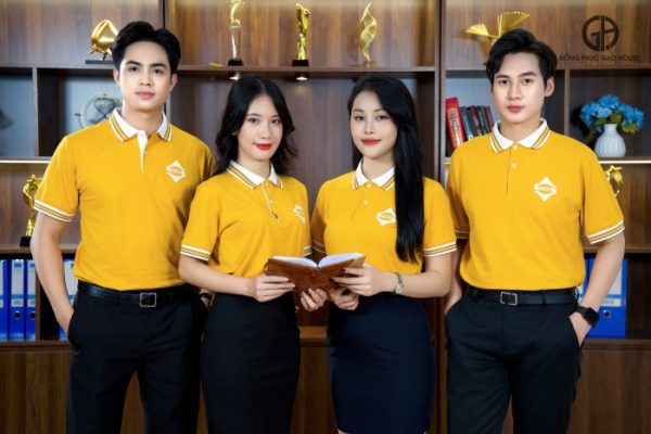 Đồng phục công ty SUN GROUP cổ bo phối màu sang trọng - Hình ảnh 2