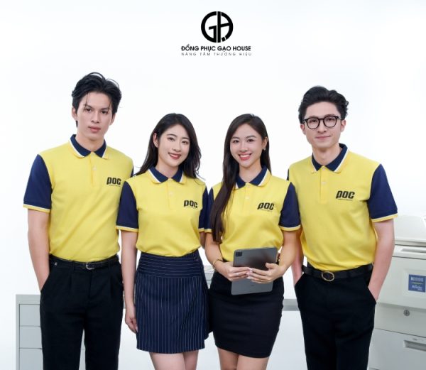 Áo công sở màu vàng phối tay tím than sang trọng - Hình ảnh 5