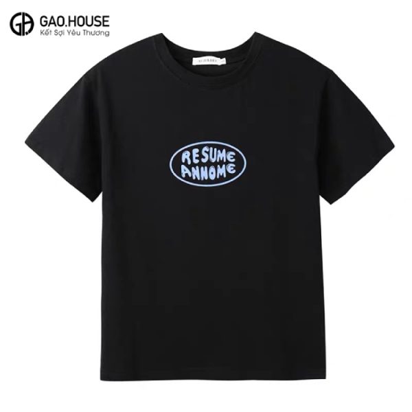 Áo thun đồng phục gia đình màu đen